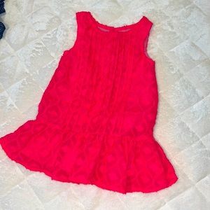 Baby Girl 12m Neon Pink Dress